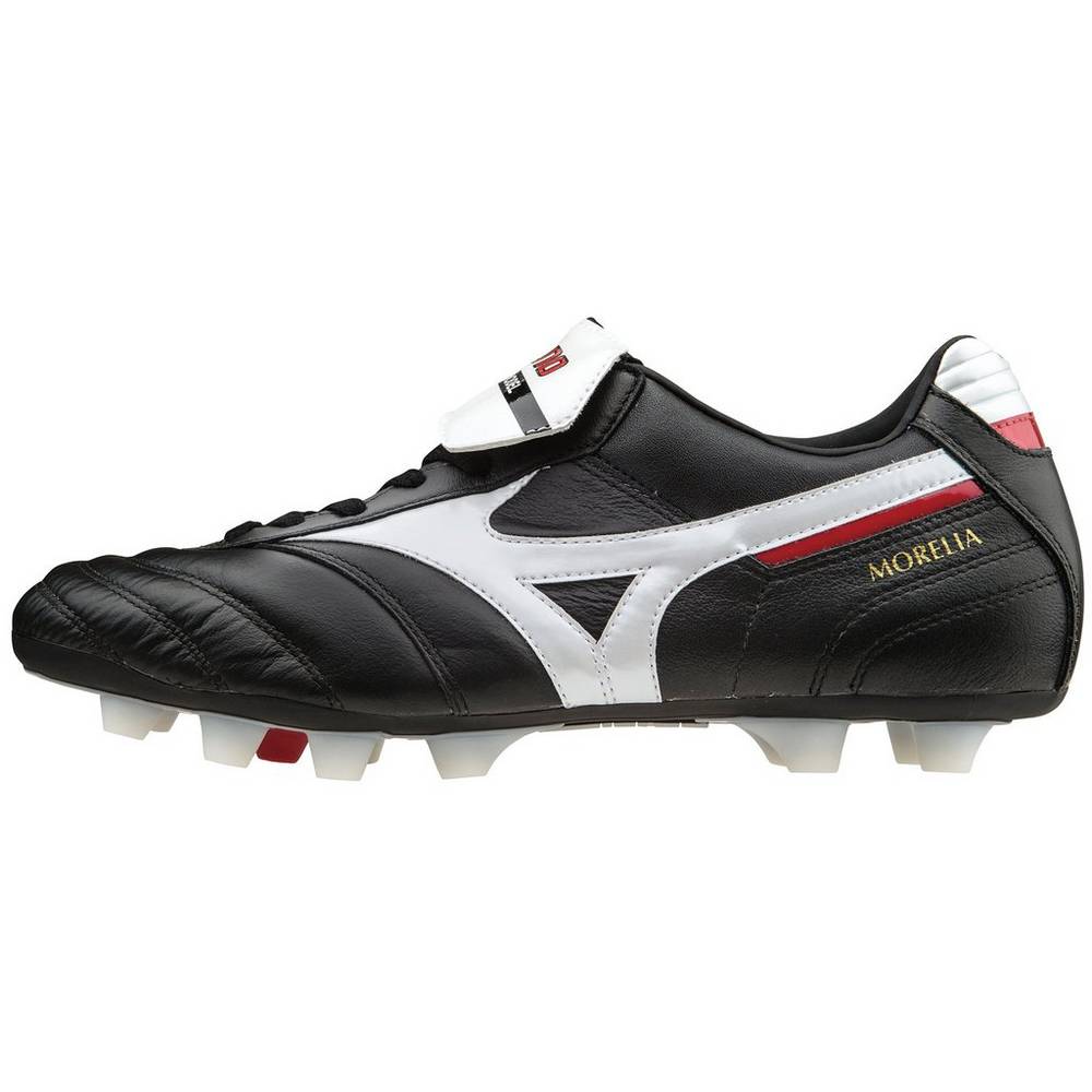 Mizuno Morelia II Made in Japan - Bayan Krampon - Siyah/Beyaz Türkiye (RUKPNT-741)